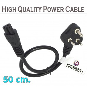 Wholesale Laptop Power Cable Cord 3 Pin Laptop Adaptor Charger (50 CM)