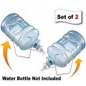 Storite Stainless Steel Water Dispenser Valve Dustproof Plug Stand For 20 litter Jars pack of 2