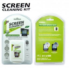 RiaTech 2 in 1 Cleaning Kit for LCD Screen of Mobiles Tablets and Laptops