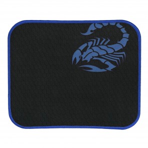 RIATECH Gaming Mouse Pad, Water Resistance Coating Natural Rubber Mouse Pad with Stitched Edges for Laptop, Computer & PC-(290 x 240 x 2 mm) - Black with Blue Border